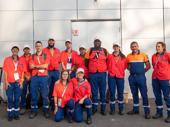 alt = nos bénévoles présents pour les JO 2024