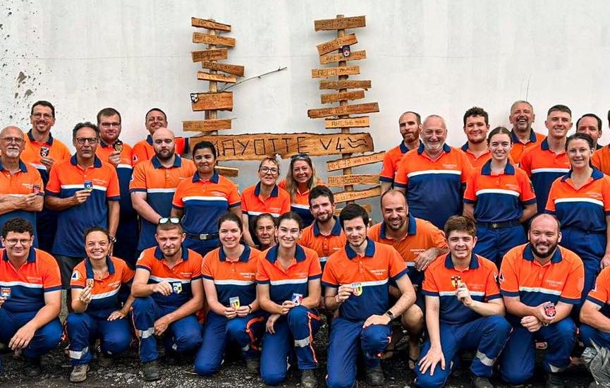 alt : la protection civile de Haute-Savoie en renfort à Mayotte